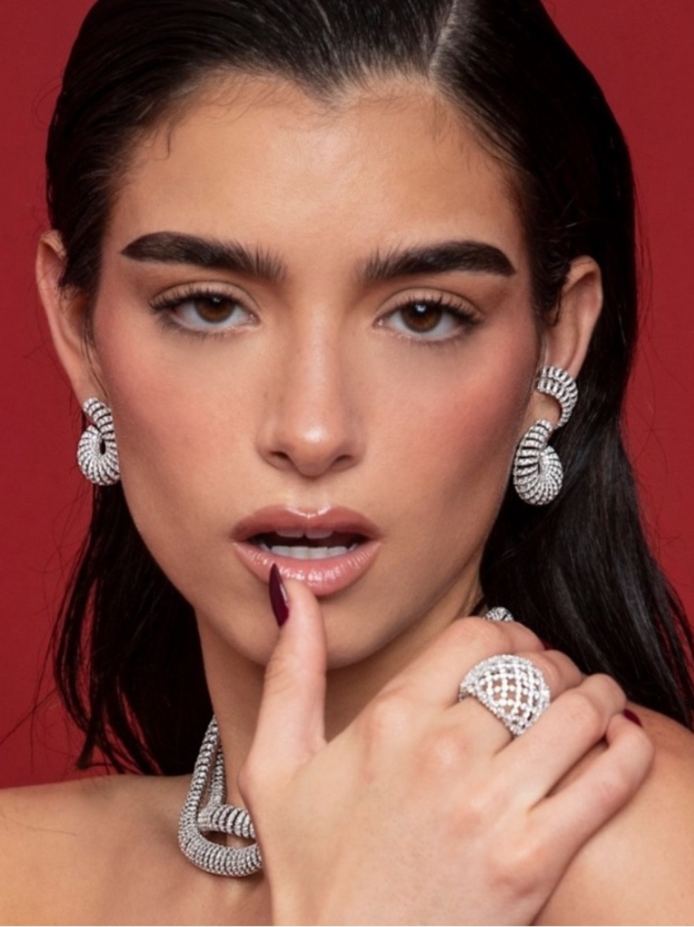 APM Monaco Mesh Dome Ring